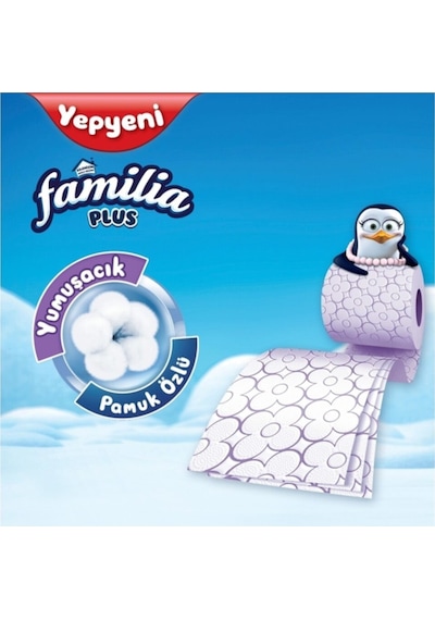 Tuvalet Kağıdı Plus Sihirli Çiçek 3 Kat 32x3:96 Rulo