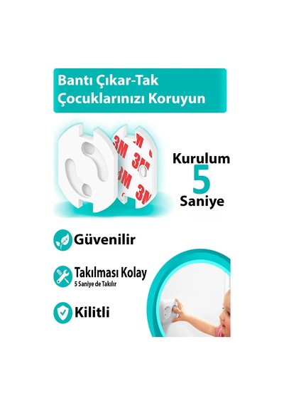 Priz Çocuk/bebek Koruma Kapağı Kaliteli