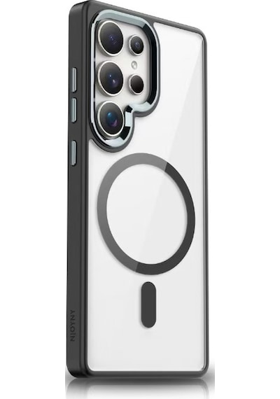 Adige Samsung Galaxy Uyumlu S25 Ultra Kılıf Krom Magsafe Özellikli + Ekran Koruyucu