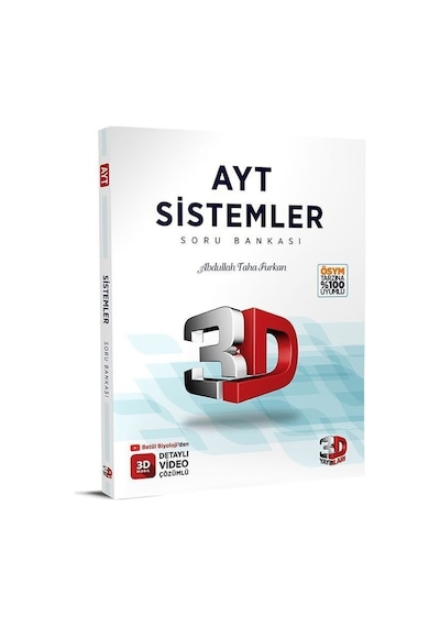 2023 AYT Sistemler Soru Bankası  -    3D Yayınları