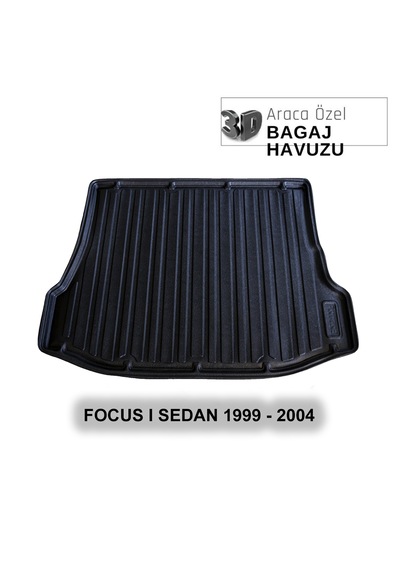 Ford Focus 1 Sedan 1999 - 2004 3d Araca Özel 3d Bagaj Havuzu