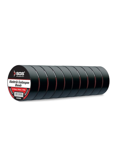 Sgs2950 Elektrik İzolasyon Bandı 19Mm 10'lu Paket