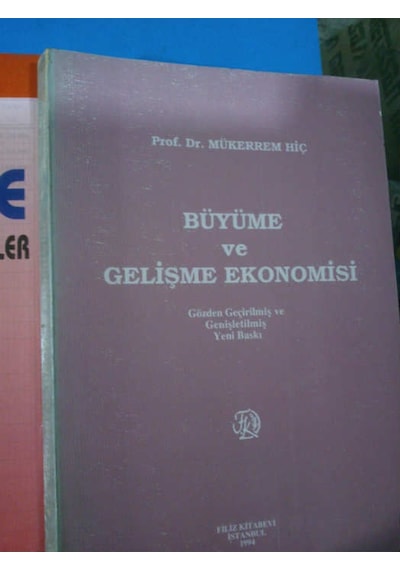 Büyüme ve Gelişme Ekonomisi 1994 Yılı Basım