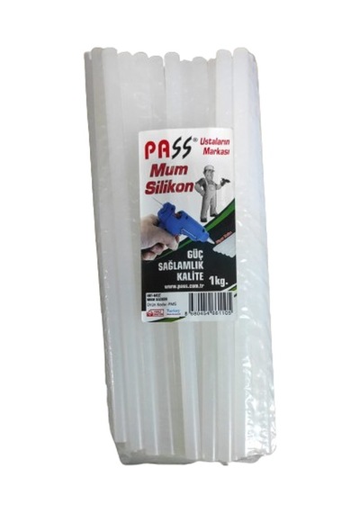Pass Kalın Sıcak Mum Silikon 1 KG 34 Adet