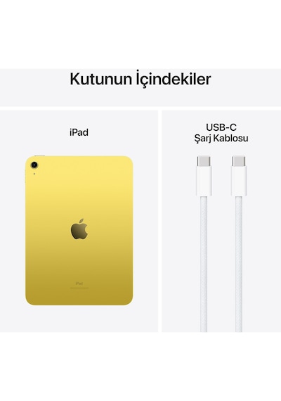 Apple iPad 10. Nesil MCMG4TU/A Wi-Fi 256 GB 10.9" Tablet