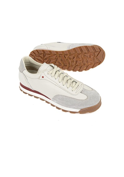 Ziya Erkek Hakiki Deri Sneaker 1611026z1020 Kırık Beyaz 1611026z1020 824 40