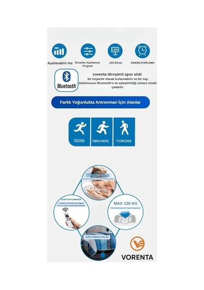 Fit Plus Yüksek Titreşimli 5 Programlı Spor Kondisyon Aleti Ve Egzersiz Aleti