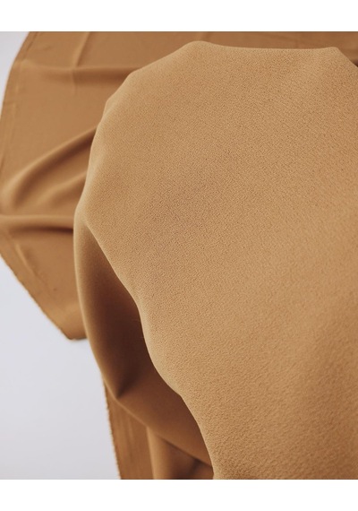 Krep Sütlü Kahve Renk En 145 Cm X Boy 300 Cm -10553 Kahverengi