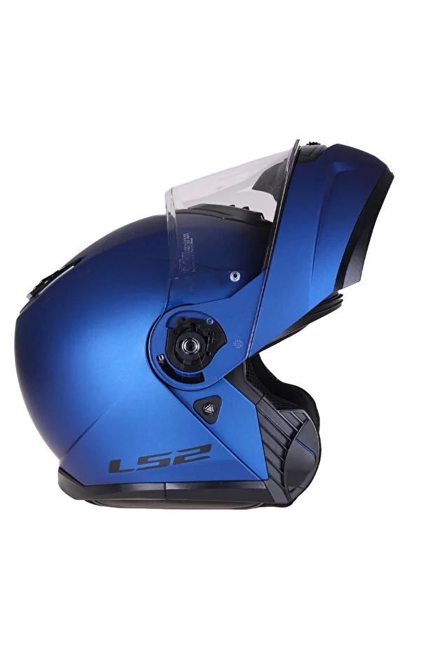 Strobe 2 Mat Navy Blue Çene Açılır Kask Koyu Mavi