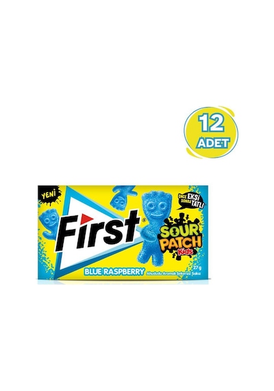 First Spk Ahududu Aromalı Sakız 27 Gr - 12 Adet