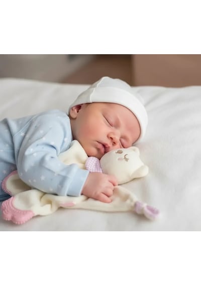 Babyjem Diş Kaşıyıcılı Sevimli Uyku Arkadaşım Pembe