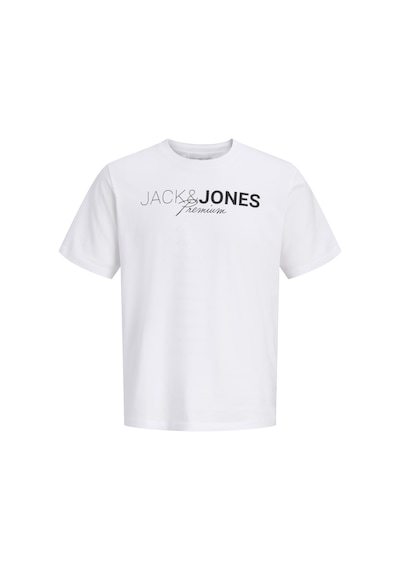 Jack & Jones Erkek Gögüs Baskili Tisört - Blaneo - 12298018 Beyaz