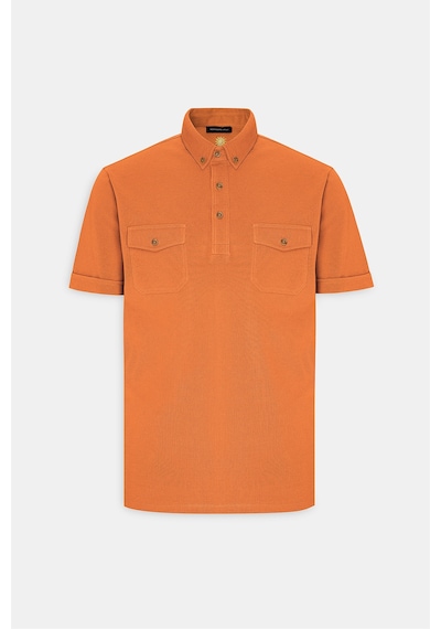 AC&Co / Altınyıldız Classics Erkek Turuncu Slim Fit Dar Kesim Polo Yaka Tişört Turuncu AC&Co / Altınyıldız Classics Erkek Turuncu Slim Fit Dar Kesim Polo Yaka Tişört Turuncu