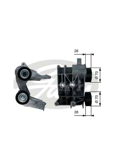 GATES T36107 V Kayış Gergi Rulmanı Fiesta V Ka 1.3