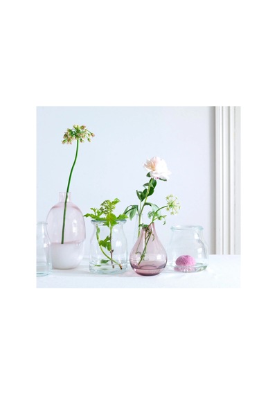 Sannolık Cam Vazo , Pembe, 17 Cm Pembe - 910164576 Pembe