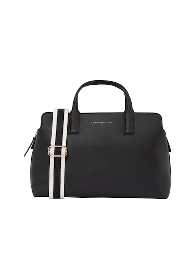 Tommy Hilfiger Th Kadın Siyah Logotape Çanta-8501 Siyah