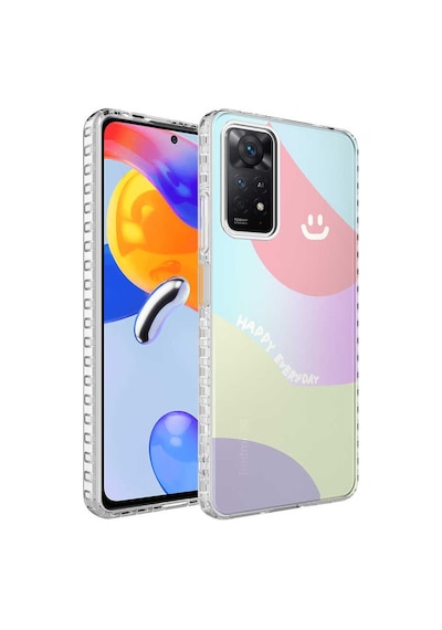 Xiaomi Redmi Note 11S Global Kılıf Airbag Kenarlı Desenli Elegans