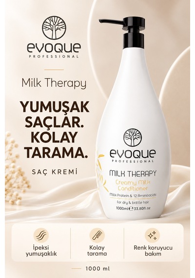 Evoque Milk Therapy Saç Kremi 1 L