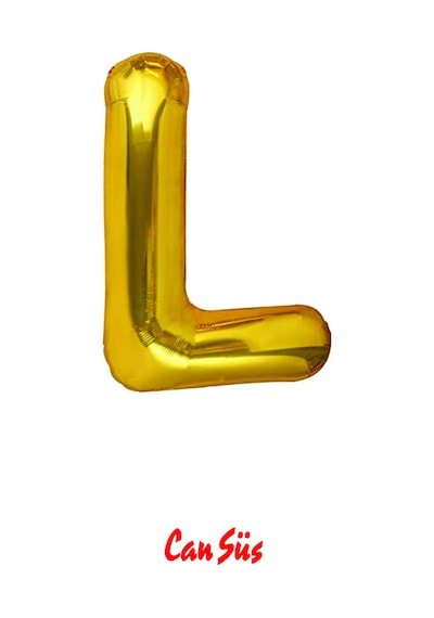 Harf Folyo Balon Gold 100cm 40 Inç L