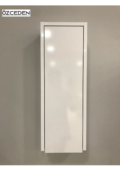Çok Amaçlı Banyo Mutfak Dolabı 70Cm Mdf Parlak Beyaz