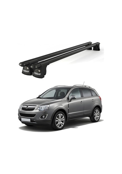 Trio-ı Opel Antara 2007-2017 Uyumlu Siyah Kilitli Ara Atkı 120cm Port Bagaj Tavan Barı