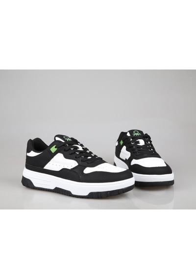 United Colors Of Benetton Bnl-11509 Beyaz-siyah Unisex Sneakers Beyaz  - Siyah