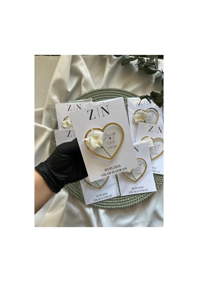 Gala Çiçek Magnet, Söz Kına Düğün Nişan Hediyelik 10adet - 904710529 Diğer