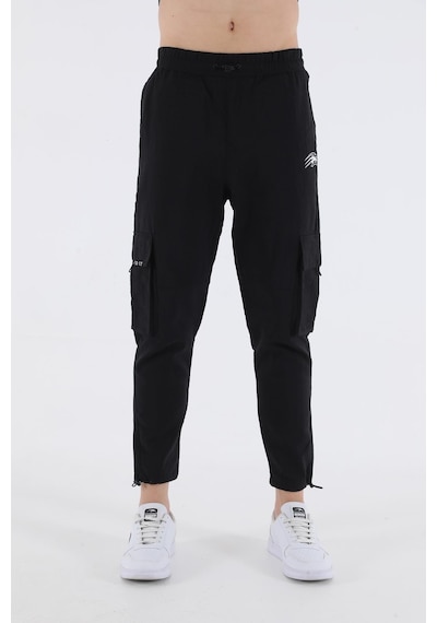 Maraton Sportswear Regular Erkek Dar Paça Basic Siyah Eşofman Altı 20579-siyah Siyah