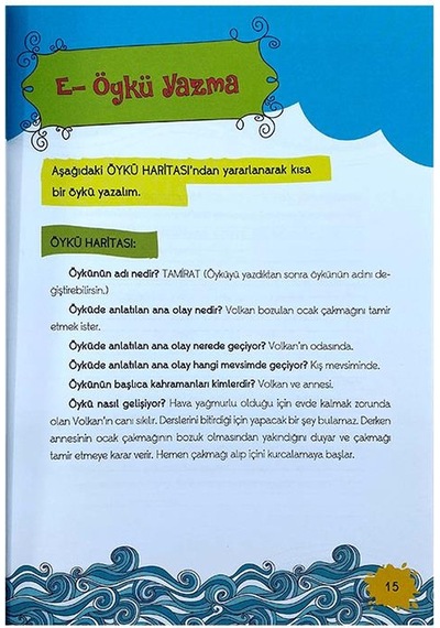 4. Sınıf Hem Okurum Hem Yazarım Öykü Tamamlama Yuva Yayınları
