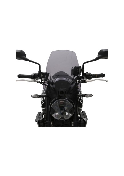 GP Kompozit Triumph Trident 660 2021-2024 Uyumlu Ön Cam Füme 38 cm