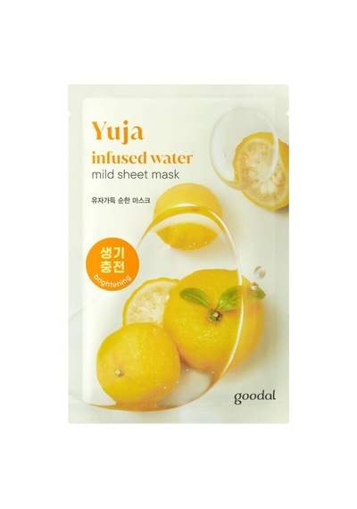 Canlı Ve Aydınlık Görünüm Sunan Yaprak Maske Goodal Yuja Infused Water Mild Sheet Mask