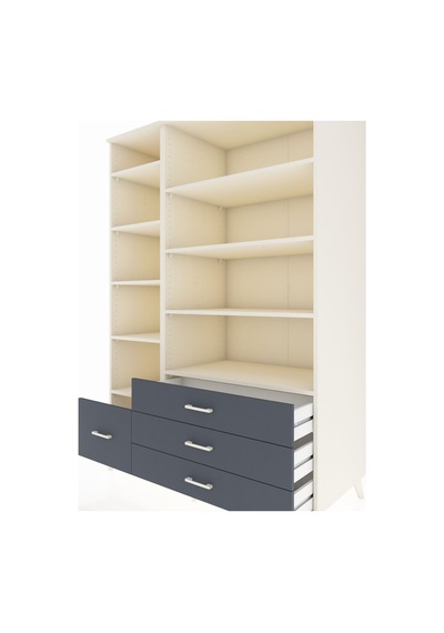 Kronos Dolap 9 Raflı 4 Çekmeceli 132x59x195 Aytaşı-aytaşı/an... Aytaşı