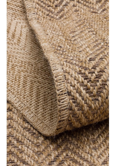 Eko Halı Ventura Vnt 02 Natural Mocha Xw Sisal Görünümlü İç Ve Dış Mekan Uyumlu Hav Vermeyen Modern