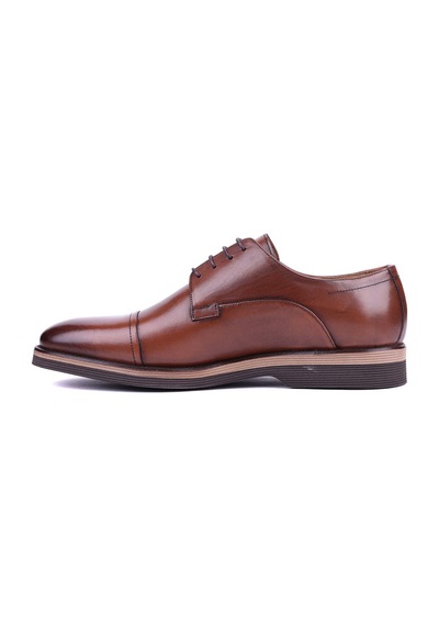 Fosco - Hakiki Deri Taba Rengi Erkek Klasik Ayakkabı - 3103-1496 Taba