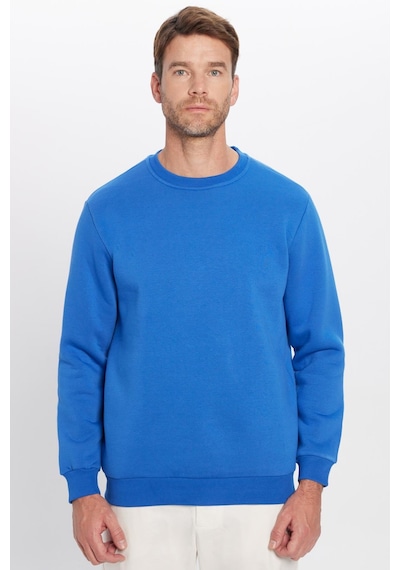 Tudors Unisex Oversize Geniş Kesim Pamuklu Yumuşak Dokulu Polarlı Basic Saks Mavi Bisiklet Yaka Sweatshirt-31937 Saks Mavi Tudors Unisex Oversize Geniş Kesim Pamuklu Yumuşak Dokulu Polarlı Basic Saks Mavi Bisiklet Yaka Sweatshirt-31937 Saks Mavi