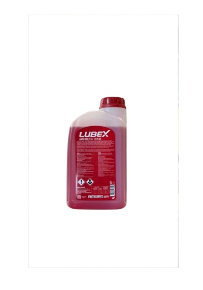 Lubex 1lt G12 Plus Kırmızı Antifriz Açık Kırmızı