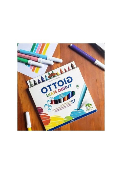 12'li Kutu Turbo Maxi Pastel Boya, Yaratıcılık Ve Sanat İçin Uygun 124-Pembe