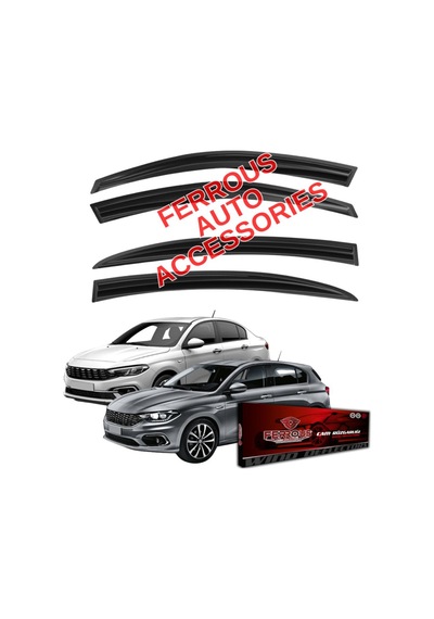 Fiat Egea Sedan/hb Ferrous Cam Rüzgarlığı 4lü Set 2021 Ve Üstü