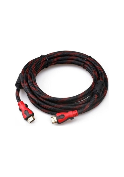 15 M Yüksek Hızlı Altın Kaplama Hdmi Kablo 1.4 Srm Örgülü Filtre