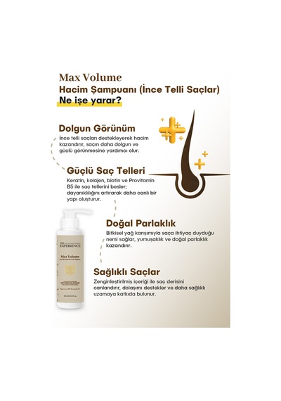 Max Volume İnce Telli Saçlar İçin Hacim Şampuanı 250 Ml Hacimsiz - İnce Telli