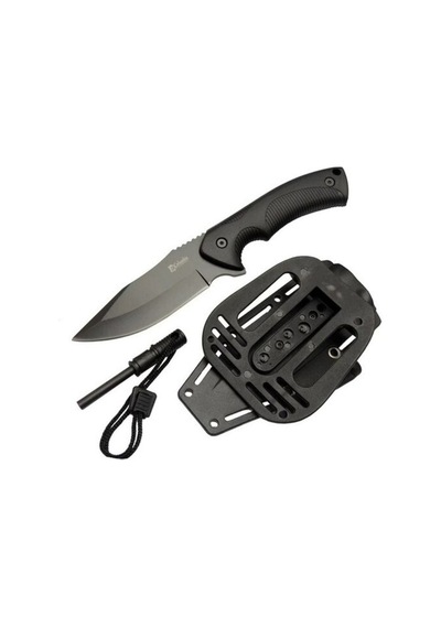 Columbia Company Tnt-1020-b Siyah Çubuklu Avcı Kamp Bıçağı Kamp Çakı, Kamp Bıçak Gümüş