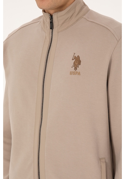 U.s. Polo Assn. Erkek Koyu Bej Hırka Örme 50309988-vr088 Koyu Bej