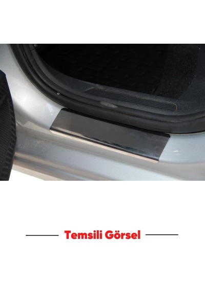Volkswagen Golf 7 Krom Kapı Eşiği 4 Prç 2013 2019 Arası Paslanm