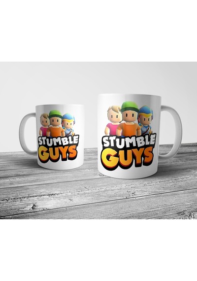 Stumble Guys Kupa Bardak Model 10 Çok Renkli