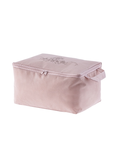 Çiçek Desen Baskılı Hurç - Pudra - 30x22x18 Cm 8684427121474 Pudra