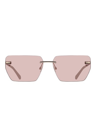 Calvin Klein Jeans Ckj 25207s 722 62 Unisex Geometrik Gold Metal Güneş Gözlüğü Altın
