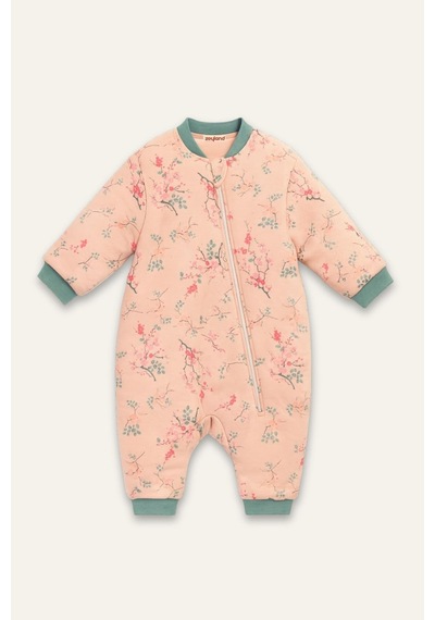 Zeyland Unisex Çocuk Elyaf Dolgulu Uyku Tulumu - Somon Somon