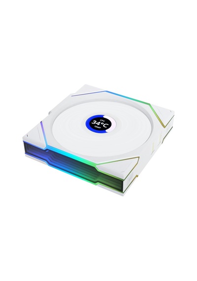Unı Fan Reverse Tl Wıreless Lcd 1x120mm Beyaz Kasa Fanı G99.12rtllcd1w1w.00