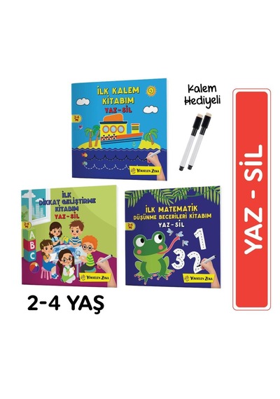 İlk Yaz Sil Eğitim Seti 6 Kitap