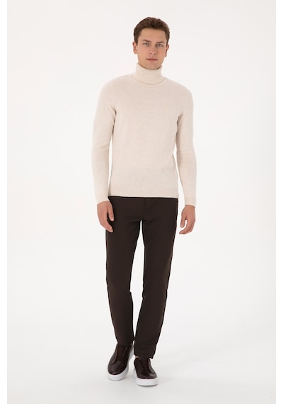 U.s. Polo Assn. Erkek Kahverengi Pantolon Kanvas-chino 50311987-vr029 Kahverengı